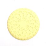 Frisbee pour chien - jaune 22. 8cm, frisbee en caoutchouc souple pour chien, jouets interactifs a mâcher ... Frisbee pour chien - jaune 22. 8cm, frisbee en caoutchouc souple pour chien, jouets interactifs a mâcher ...