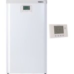 Frisquet chaudire au sol  condensation, chauffage seul prestige condensation visio gn 23 - 32 kw classe ...
