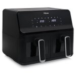 Friteuse � air chaud double tristar fr - 9040 - 8 litres - 2. 7 kwatt - noir