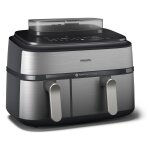 Friteuse  air chaud avec fonction vapeur philips na555 / 00 9l