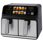 Friteuse  air chaud air fryer 8l double compartiment proficook pc - fr1287h