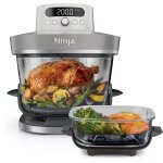 Friteuse � air en verre 7 - en - 1 ninja crispi pro xl gris perl�