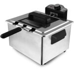 Friteuse - arthur martin - ampfh50 ? 5 l ? 2000 w ? 3 paniers ? filtres anti odeurs - inox