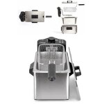 Friteuse lectrique 3l en inox 2000w pour des plats frits et croustillants cuve en acier inoxidable amovible ...