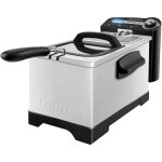 Friteuse electrique avec syst�me de filtration d'huile de 3l 2100w gris