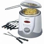 Friteuse et fondue pour 6 personnes 1l bomann ffr 1290 cb blanc Friteuse et fondue pour 6 personnes 1l bomann ffr 1290 cb blanc