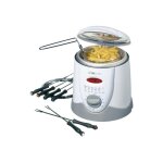 Friteuse et fondue pour 6 personnes 1l clatronic ffr 2916 blanc Friteuse et fondue pour 6 personnes 1l clatronic ffr 2916 blanc