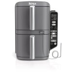 Friteuse ninja double stack xl air fryer 2 compartiments avec thermosonde smartcook 9, 5 l sl451eu Friteuse ninja double stack xl air fryer 2 compartiments avec thermosonde smartcook 9, 5 l sl451eu