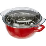 - friteuse avec panier et couvercle korinto, 24 cm, acier emaillé, antiadhésif, compatible avec lâ¿induction ... - friteuse avec panier et couvercle korinto, 24 cm, acier emaillé, antiadhésif, compatible avec lâ¿induction ...