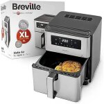 Friteuse sans huile - breville - halo - 9 l - 1 700 w - economie d'�nergie 50 %