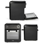 Friteuse sans huile - livoo - air chaud 3 tiroirs - 12 l - 1600 w - 16 programmes