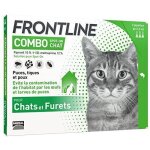 Frontline combo chat - anti - puces et anti - tiques pour chat - 3 pipettes 1407020