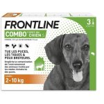 Frontline combo chien - anti - puces anti - tiques pour chien s - 2 - 10kg - 3 pipettes Frontline combo chien - anti - puces anti - tiques pour chien s - 2 - 10kg - 3 pipettes