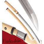 Fudoshin - shirasaya forge bois naturel damas - s51s epee sabre d�coration
