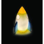 Fun house espace 713116 lampe fusee dimensions  h. 21cm pour enfant