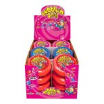 Funny candy bubble'n roll peintre de langue bubblegum 24x58g - bonbons gomme a m�cher colorants, saveur ...