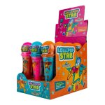 Funny candy sucette etoile, bonbons lollipops gourmands, lot de 12 x 35g, 420g de douceurs color�es et ...
