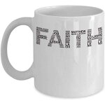 Funny mugs christian coffee mug, 11 oz. faith, books of the bible