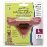 Furminator - t�te de brosse deshedding furflex comfort edge pour chien de grande race - l
