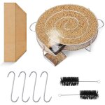 Gnrateur de fume froide, spirale en acier inoxydable fumoir a froid pour gril bouilloire fumeur bbq ...