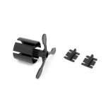Gaine passe - c�bles hexa, plastique noir, plastique, 1 u