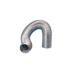 Gaine semi - rigide aluminium, classement m0, d 100 mm