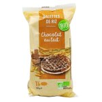 Galettes de riz chocolat au lait bio - paquet 100g Galettes de riz chocolat au lait bio - paquet 100g