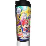 Game super mario travel coffee mugs double wall vacuum tumblers insulated thermos mug - 12 oz
