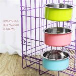 Gamelles en acier inoxydable pour animaux de compagnie, bol d'alimentation et d'eau pour chiens et chatons, ...
