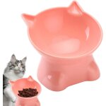 Gamelles anti - vomi pour chats d'int�rieur, bol sur�lev� de nourriture pour chat inclinable a 15 degr�s ...