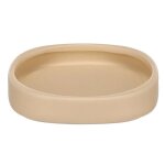 Gamelle ronde pour chat nourriture et eau 12 cm zara beige