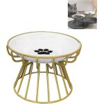 Gamelle sur�lev�e anti - vomissements pour chat, gamelle sur�lev�e en c�ramique avec support en m�tal, ...