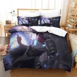 Gamers parure de lit imprim�e en d pi�ces, housse de couette en polycoton douce et confortable, avec ...