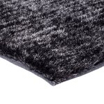 Viking - tapis shaggy � poils longs effet soyeux 120 x 170 cm d�grad� de gris anthracite