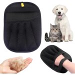 Gants electrostatiques anti - poils chats / chiens 2025 - outil toilettage & d�poussi�reur pour canap�, ...