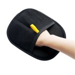 Gants de toilettage antistatiques pour animaux de compagnie, gant double face pour eliminer rapidement ...