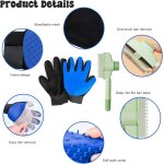 Gants toilettage chien chat toilettage ajustable animaux compagnie brosse d�m�lage gant massage brosse ...