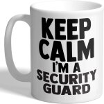Gardez votre calme, je suis un agent de s�curit� - mug
