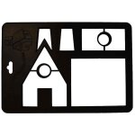 Gastromax moule a motif maison en pain d'épice, (h): 285 mm Gastromax moule a motif maison en pain d'épice, (h): 285 mm