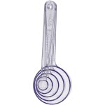 Gastromax set de 5 cuill�res doseuse plastique tailles diverses