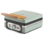 Gaufrier domo do9273w - gaufres rectangulaires 4x7 - sage green