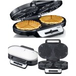 Gaufrier double �lectrique - livoo - bw16250087b - 1200 w - antiadh�sif - 10 gaufres c?ur