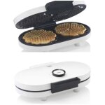 Gaufrier double en forme de c?ur 1200w blanc