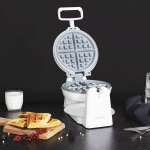 Gaufrier electrique pour 4 gaufres 1000w blanc Gaufrier electrique pour 4 gaufres 1000w blanc
