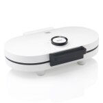 Gaufrier en forme de double coeur 13120 blanc