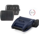 Gaufrier, gaufrette lagrange premium gaufres bleu abysse