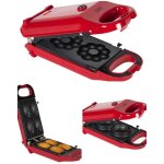 Gaufrier multifonctions 700w - 6 en 1 pour gaufres - beignets - cake pops - madeleines