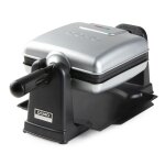 Gaufrier rotatif domo do9272w - gaufres rectangulaires 4x7 - argent