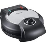 Gaufrier - severin - wa 2103 - revêtement anti - adhésif - 1 300 w - inox - noir s72103 Gaufrier - severin - wa 2103 - revêtement anti - adhésif - 1 300 w - inox - noir s72103