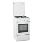 Gaziniere proline pgc5060 w - f cuisinire 4 foyers gaz four multifonctions 53 l